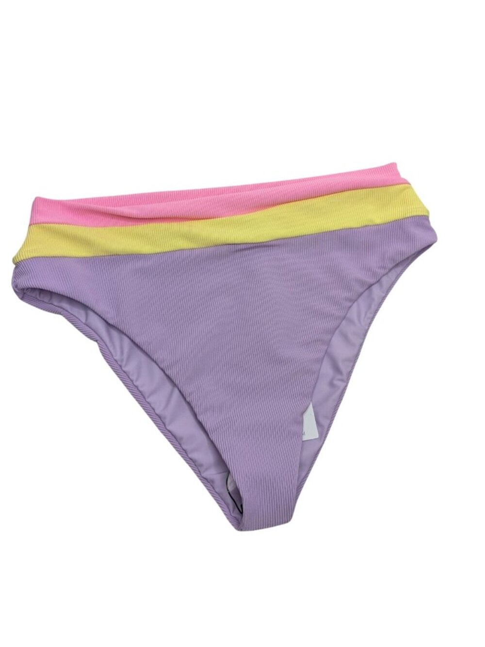 Beach Riot XL Heidi Purple Pastel High Waisted Bikini Swim Bottoms